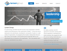 Tablet Screenshot of larsen-group.com